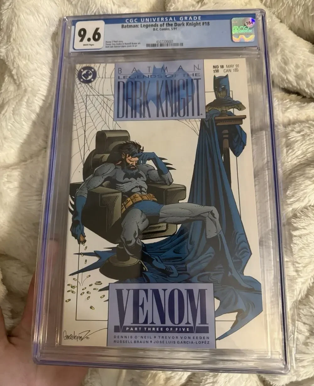 Batman: Legends of the Dark Knight #18 CGC 9.6 (1991) Venom Part 3/5
